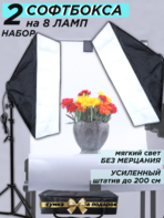 Видеосвет 2 софтбокса без ламп